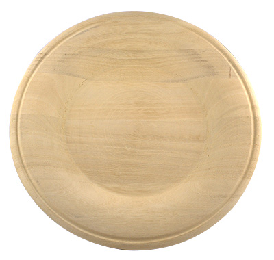 Plats en bois - diamètre 21 cm