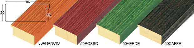 g41a050 - Feuillure basse coloré