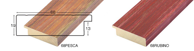 g41a068n - Feuillure basse coloré