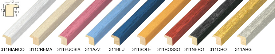 g41a311b - Feuillure basse coloré