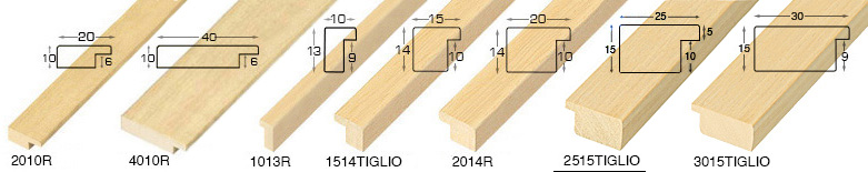 Echantillon à angle baguette 1013RAMIN