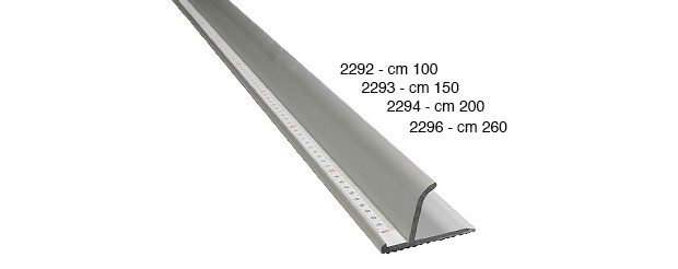 Règle métallique millimétrée - longueur cm 100