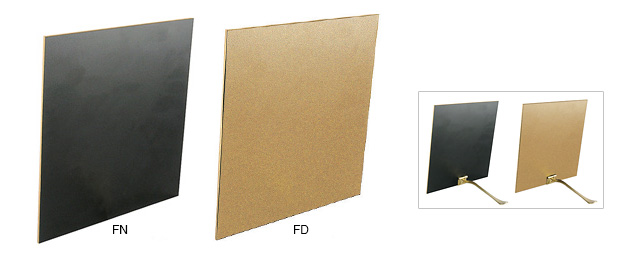 Dos noirs en MDF sans appui cm 10x15 - 10 pcs