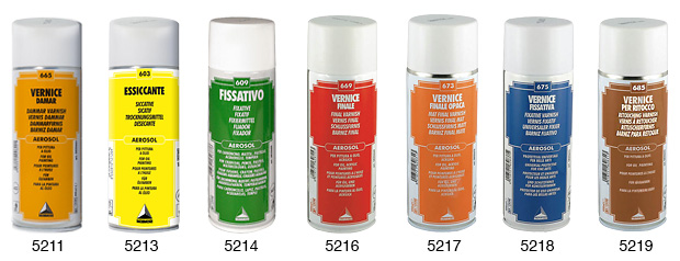 Vernis aérosol final Damar brillant - 400 ml