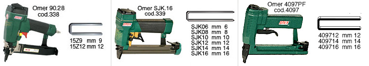 Agrafeuse Omer 90.28 pour agrafes type 90