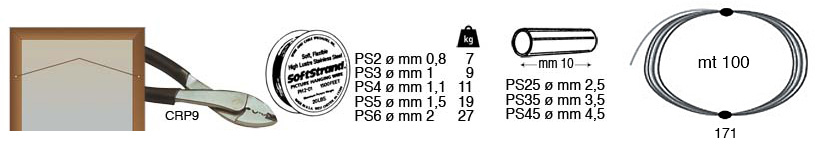 Pince pour serrer et bloquer le fil d'acier