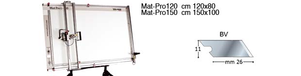 Option pour la coupe ovale et ronde pour Mat-Pro 120