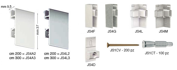 Rail en aluminium 