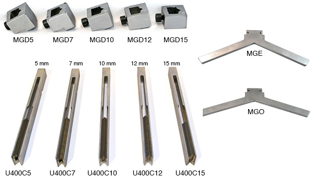 Tête pour agrafes de 5 mm pour Minigraf 3 et 44