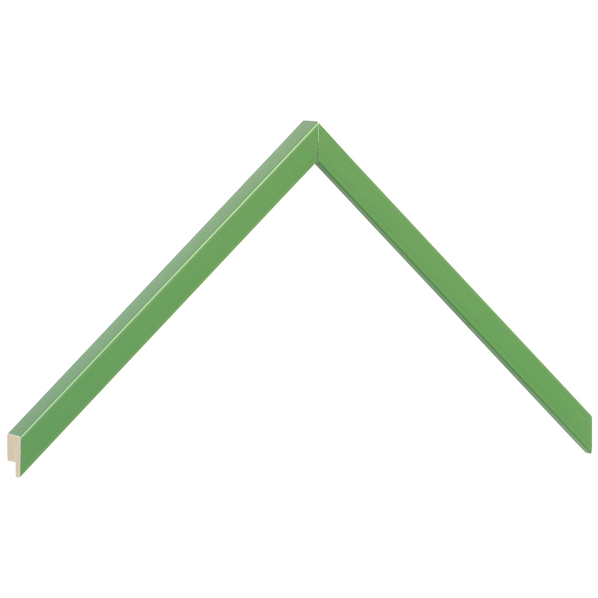 Baguette ramin larg.10mm haut.14 - vert -  Échantillons