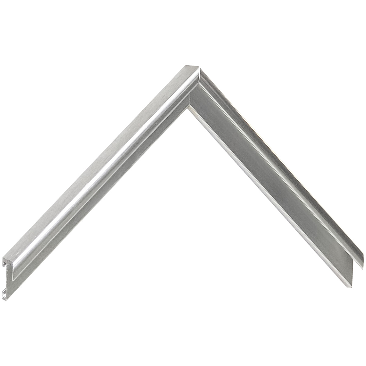 Baguette aluminium, argent satiné -  Échantillons