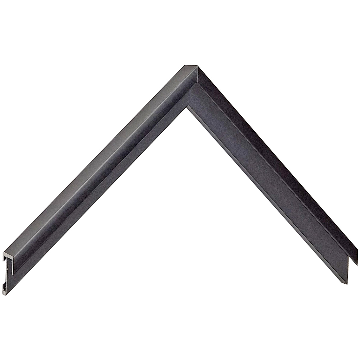 Baguette aluminium, noire brillant -  Échantillons