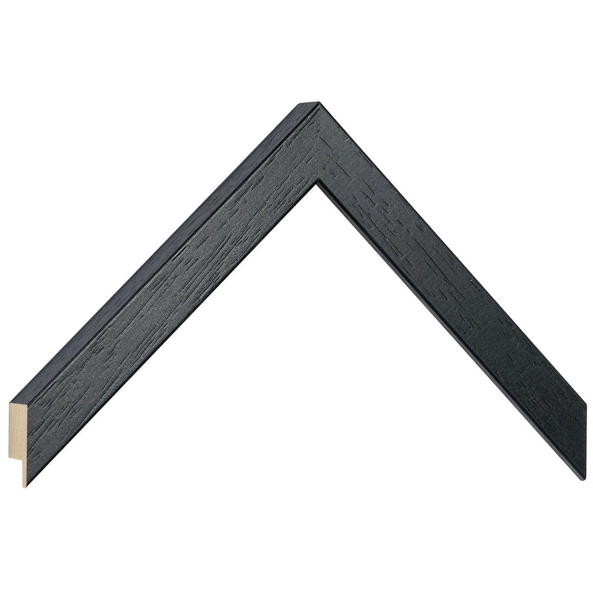 Baguette ayous, larg.20mm haut.20 - Noir, pore ouvert -  Échantillons