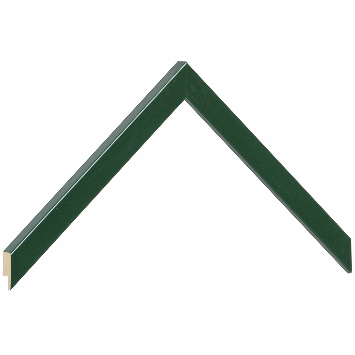 Baguette ayous, larg.15mm, haut.14mm - Vert brillant -  Échantillons