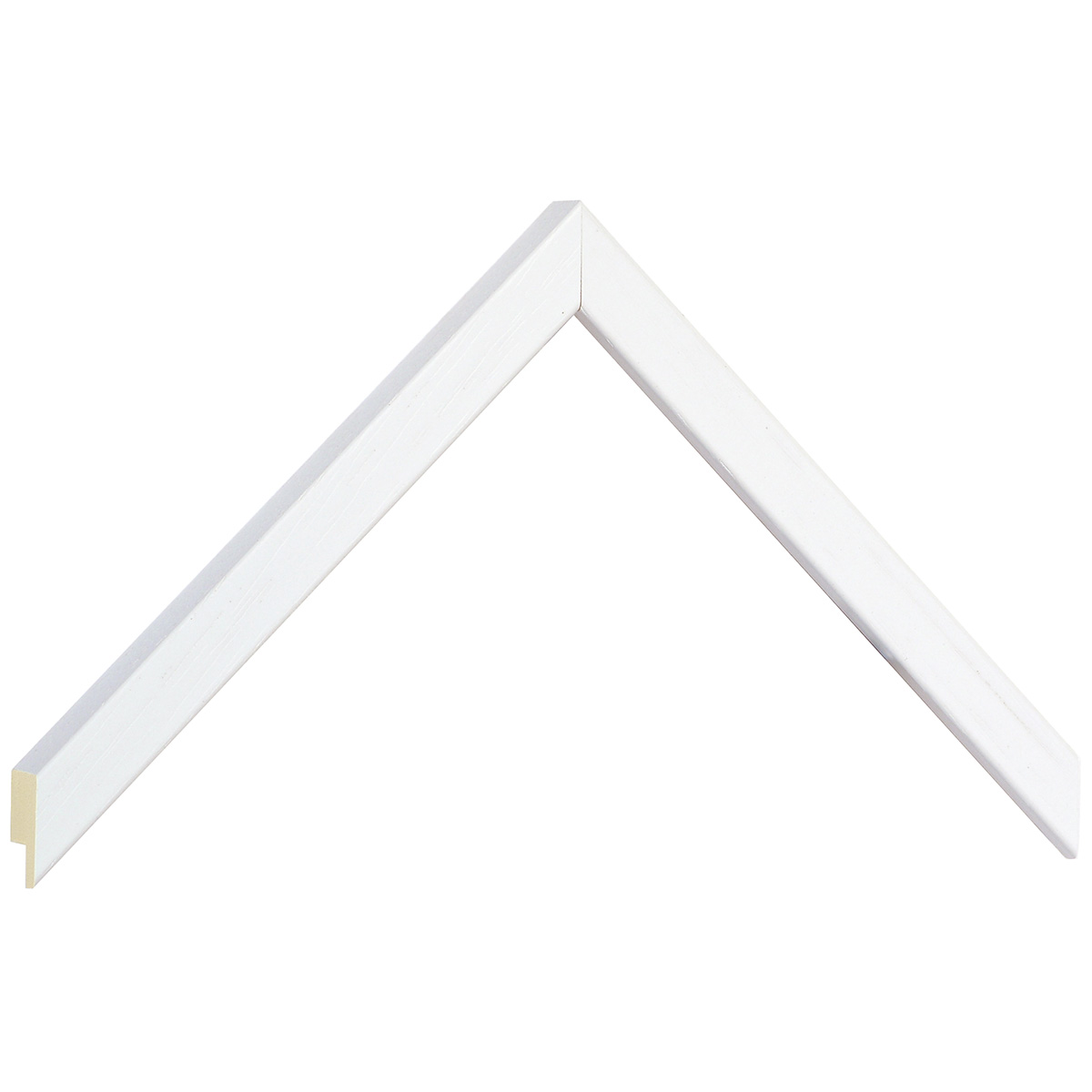 Baguette ayous, larg.15mm haut.14 - mat blanc -  Échantillons
