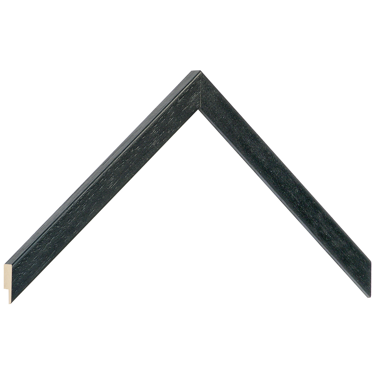 Baguette ayous, larg.15mm haut.14 - mat noir -  Échantillons