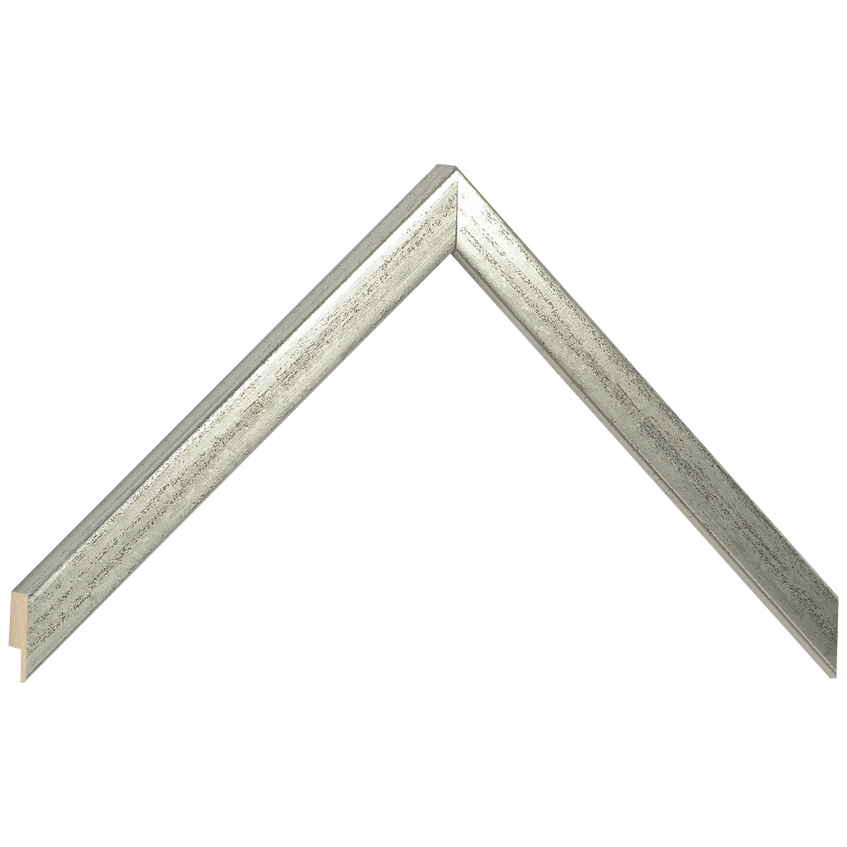 Baguette ayous, larg.15mm haut.14 - argent vieille -  Échantillons