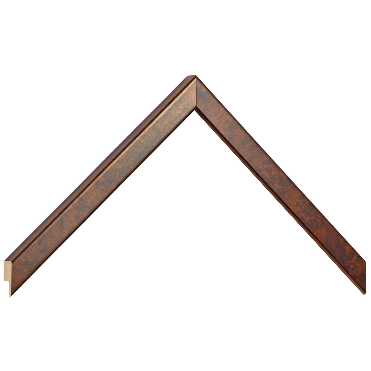 Baguette loupe - Largeur 15mm Hauteur 14 - Noyer -  Échantillons