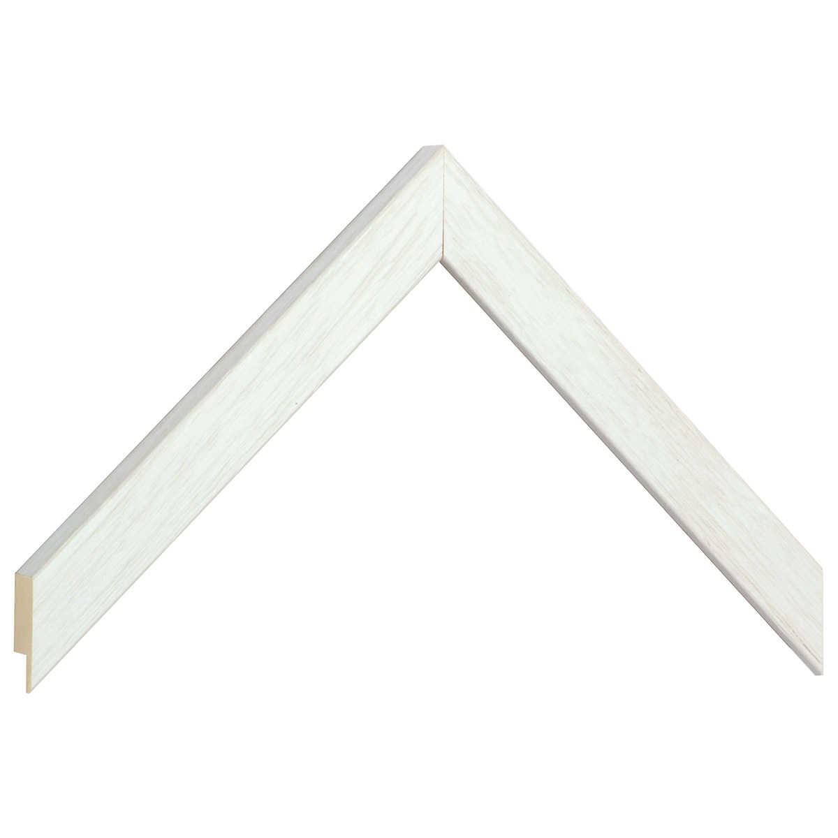 Baguette ayous, larg.20mm haut.14 - blanc mat -  Échantillons