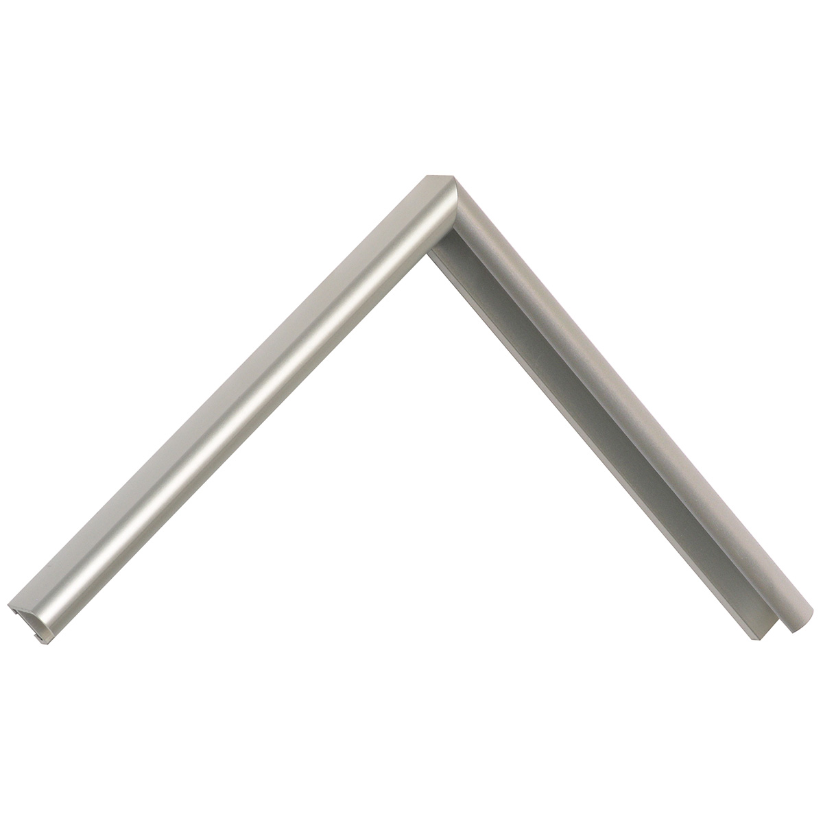 Baguette aluminium - ronde -argent satiné -  Échantillons