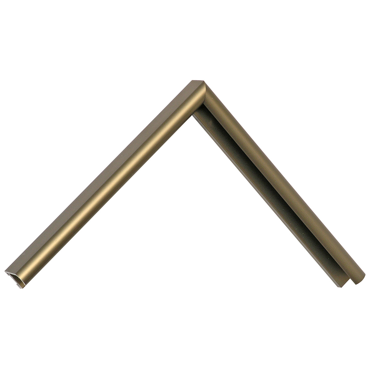 Baguette aluminium - ronde - bronze satiné -  Échantillons