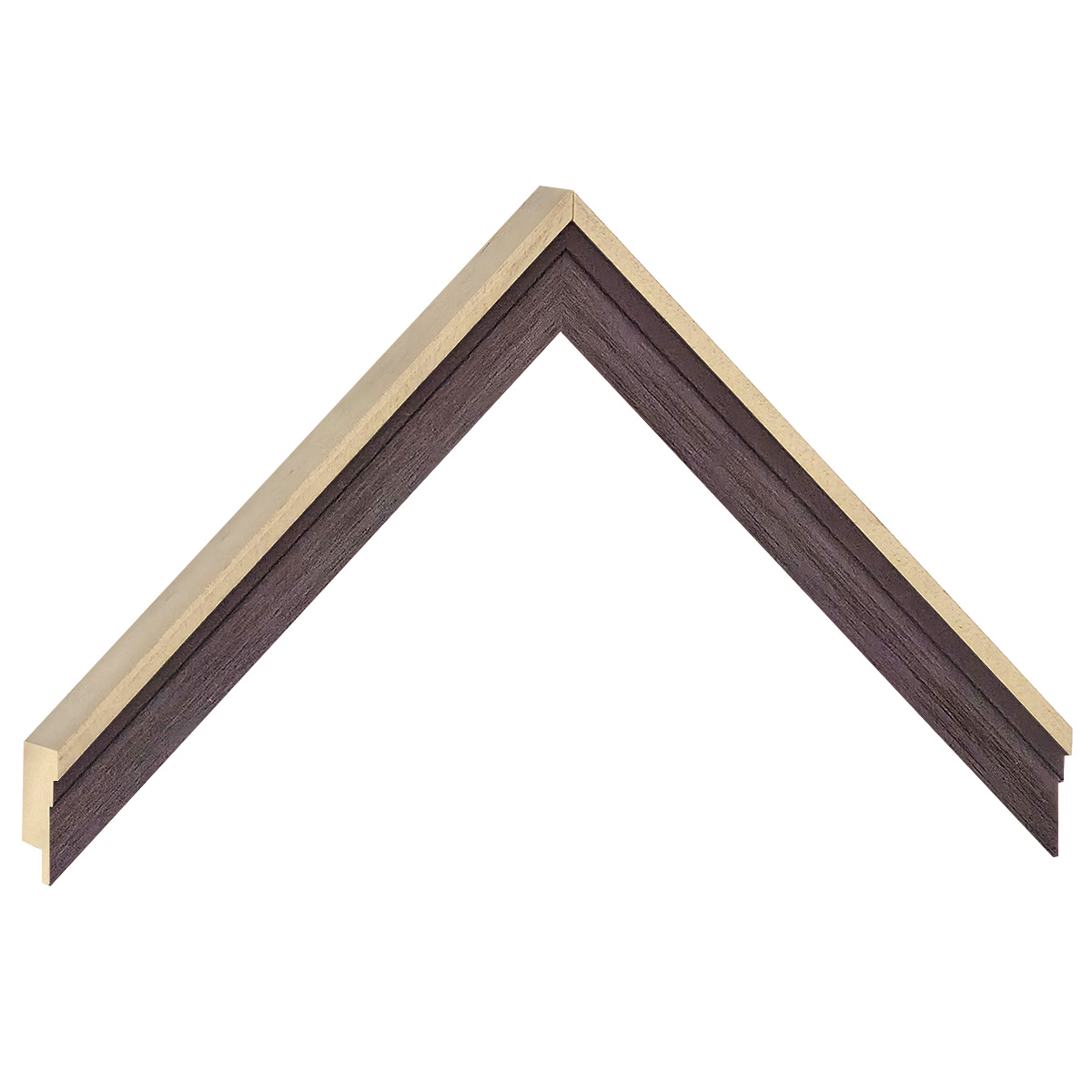 Baguette ayous - Largeur 19mm Hauteur 22 - Gris foncé -  Échantillons