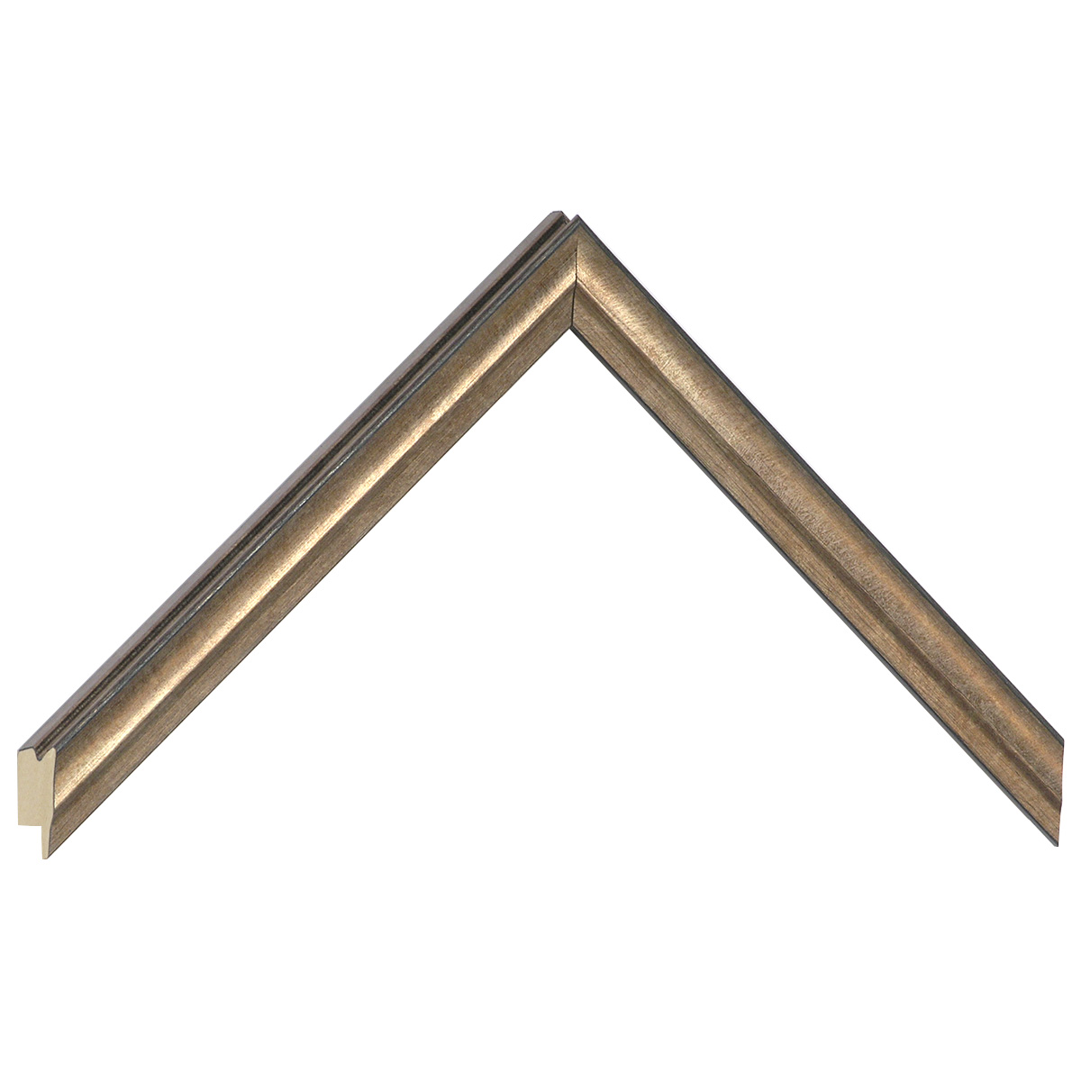 Baguette pin jointé, larg.16mm, haut.16mm - bronze -  Échantillons