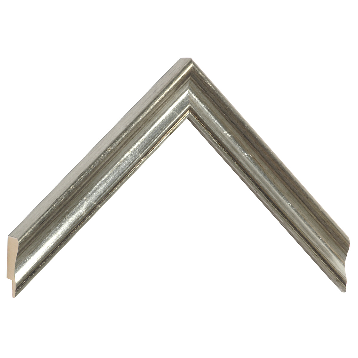 Baguette pin jointé, 25mm larg. - argent -  Échantillons