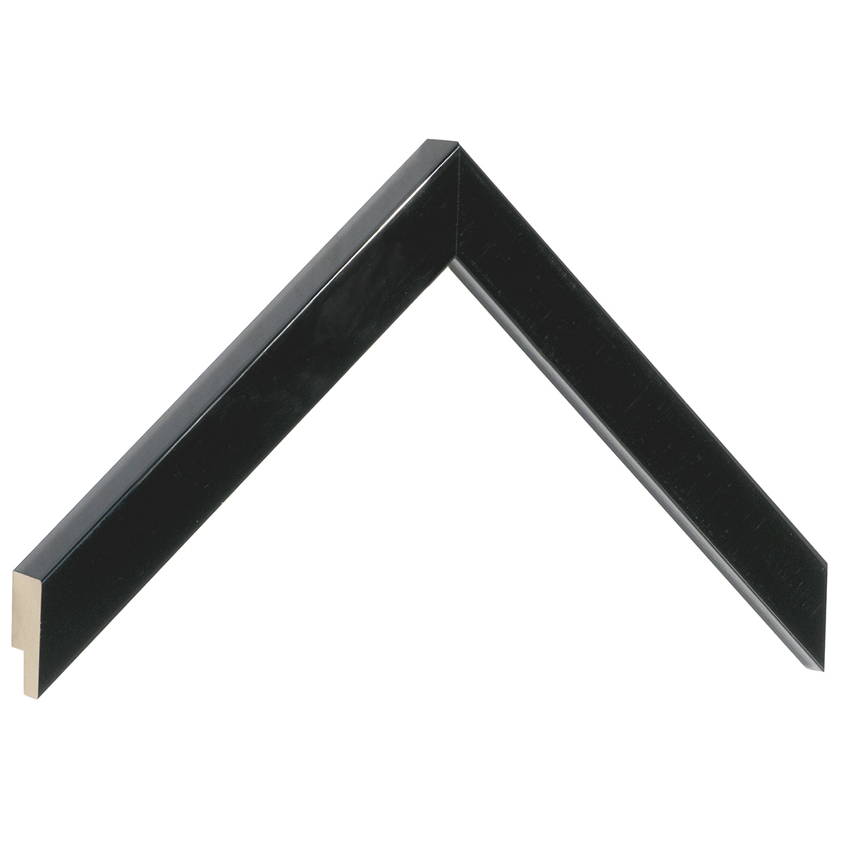 Baguette ayous, larg.20mm haut.20 - Noir brillant -  Échantillons