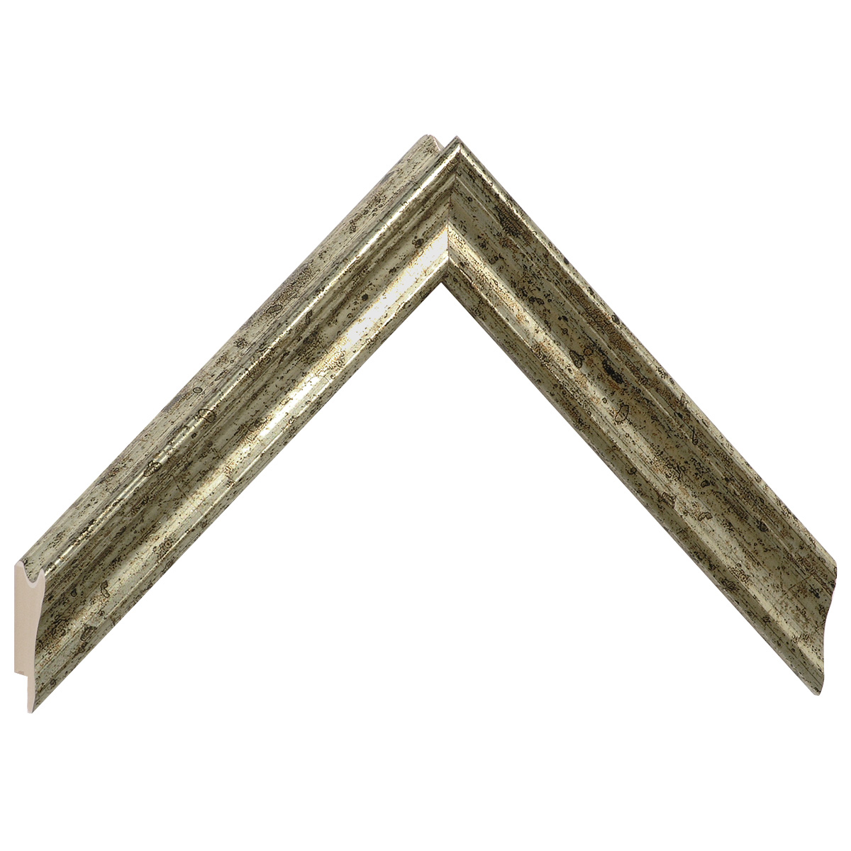 Baguette pin jointé, 25mm larg. - argent -  Échantillons