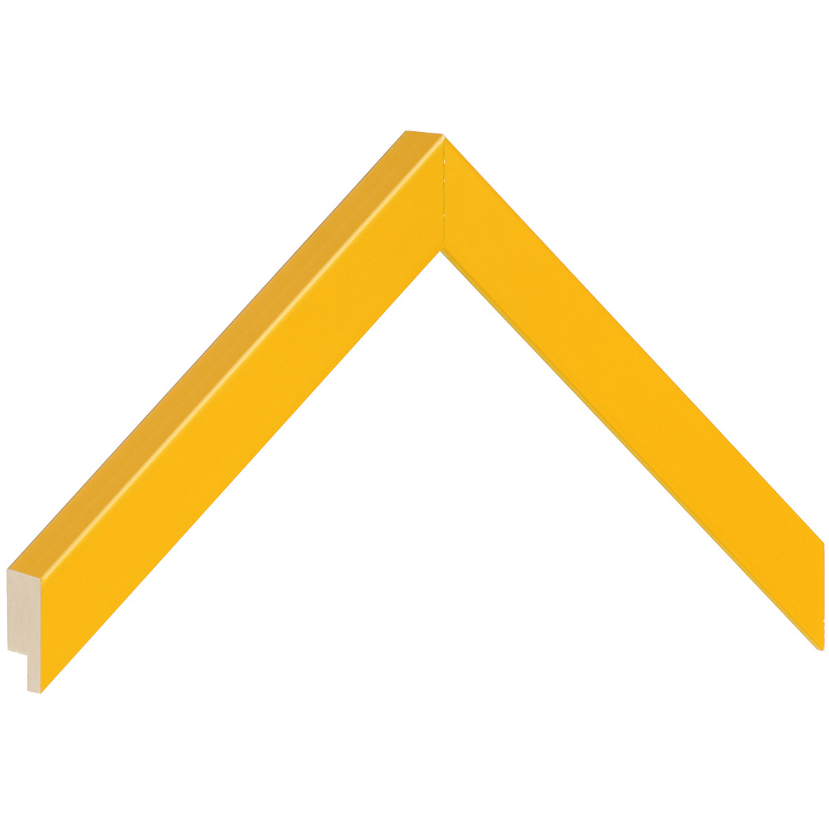 Baguette pin jointé - Largeur 20mm Hauteur 20 - Jaune -  Échantillons