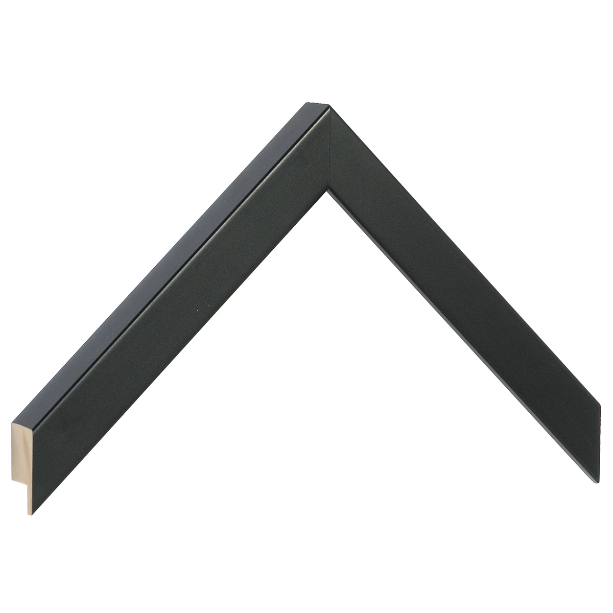Baguette ayous - Largeur 20mm Hauteur 20 - Noir opeaque -  Échantillons
