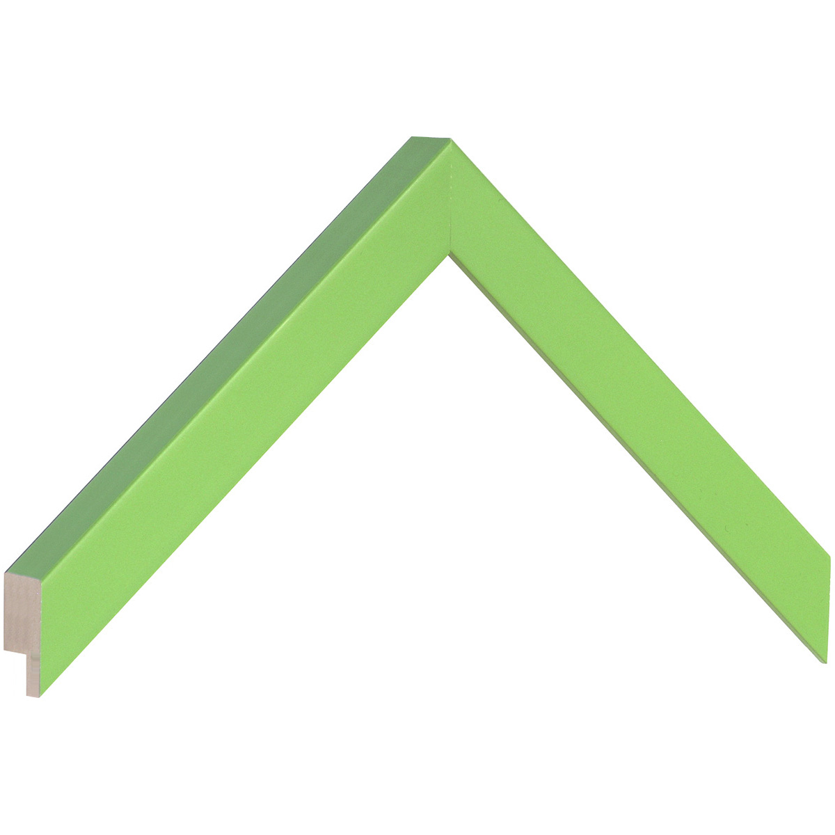 Baguette pin jointé - Largeur 20mm Hauteur 20 - Vert clair -  Échantillons