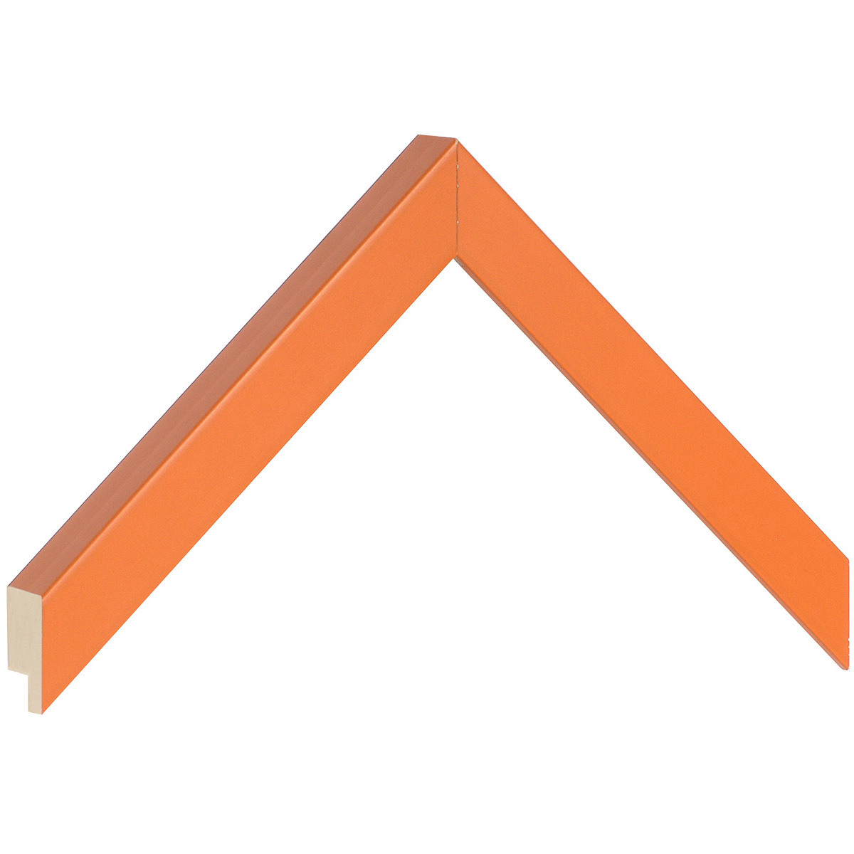 Baguette pin jointé - Largeur 20mm Hauteur 20 - Orange soleil -  Échantillons