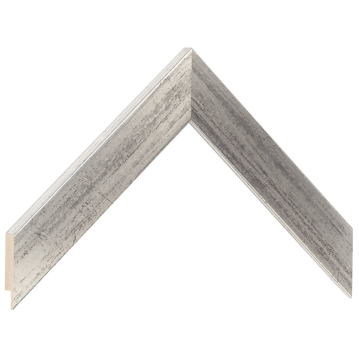 Baguette ayous, larg.30mm haut.14 - argent vieille -  Échantillons