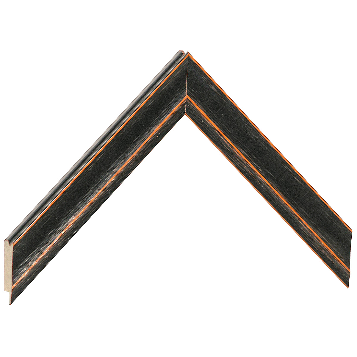 Baguette pin jointé, largeur 26mm, hauteur 14 - Noir -  Échantillons