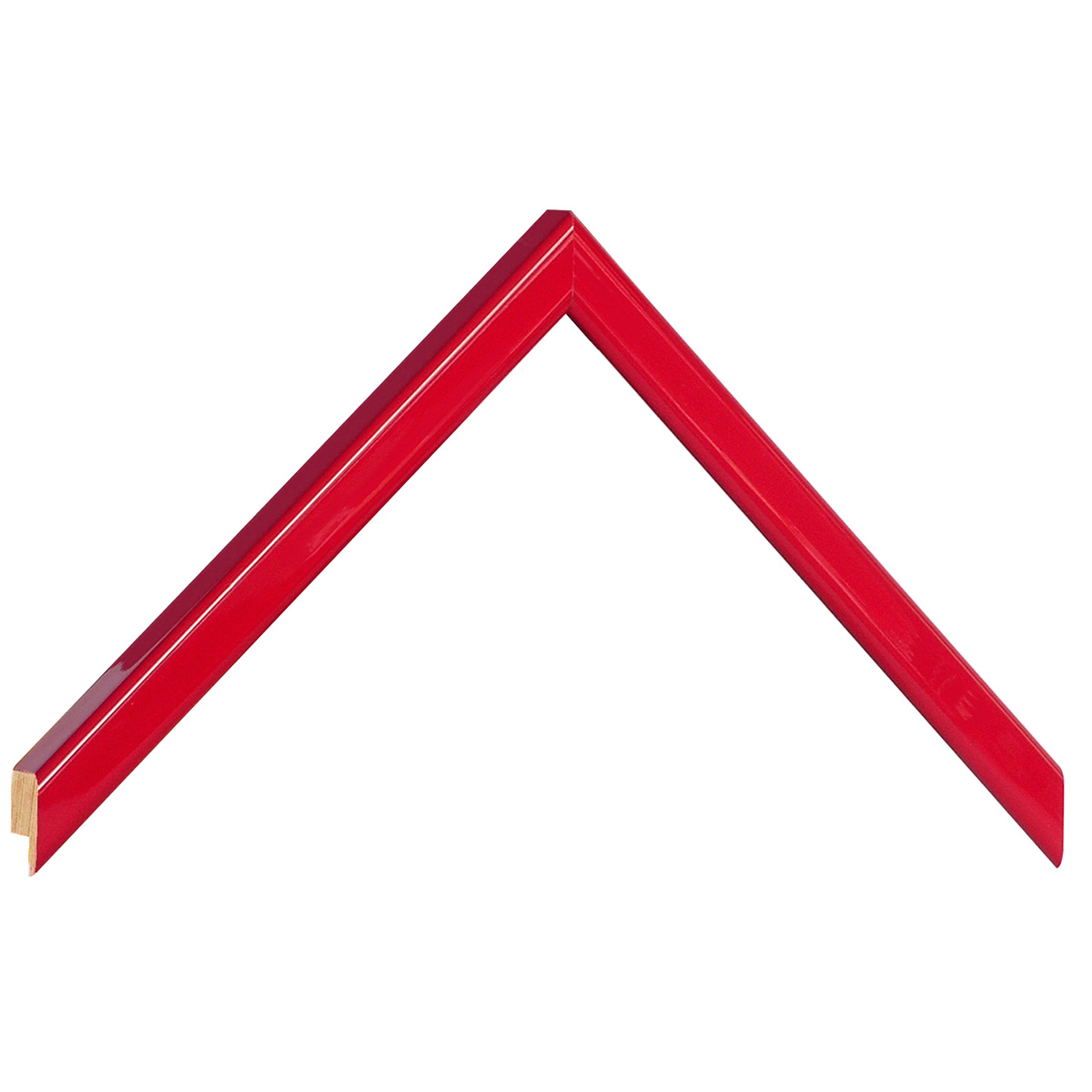 Baguette pin jointé larg. 14mm - brillante, rouge -  Échantillons