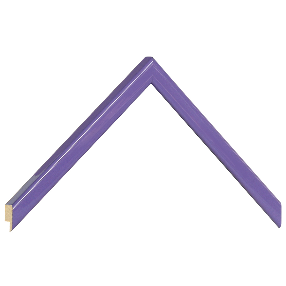 Baguette pin jointé, larg.14mm, haut.14mm - brillante, violet -  Échantillons