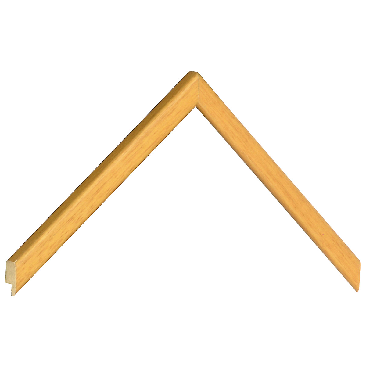 Baguette de tilleul, larg.14mm, haut.14mm - mat, jaune -  Échantillons