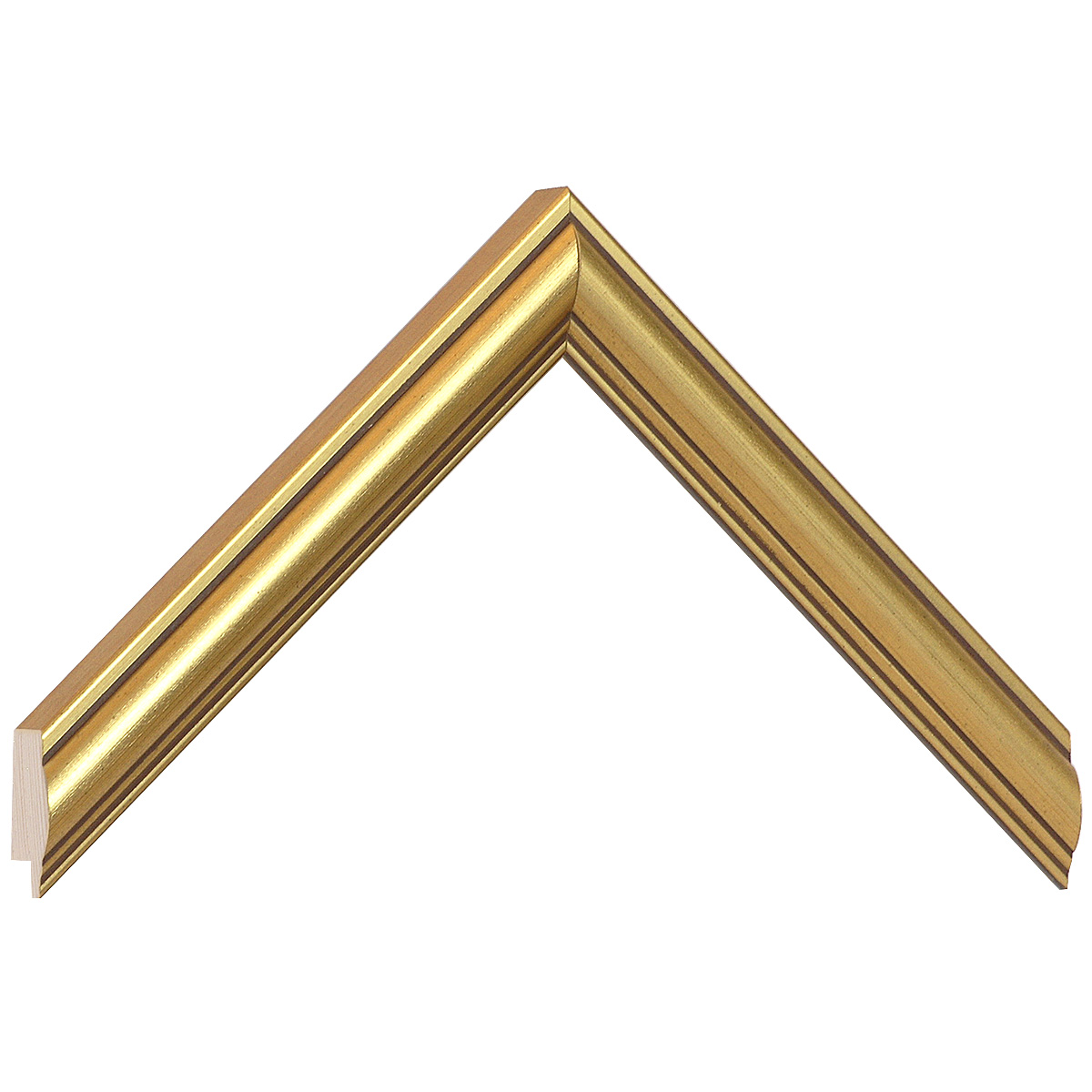 Baguette pin jointé - Largeur 23mm Hauteur 24 - Or -  Échantillons