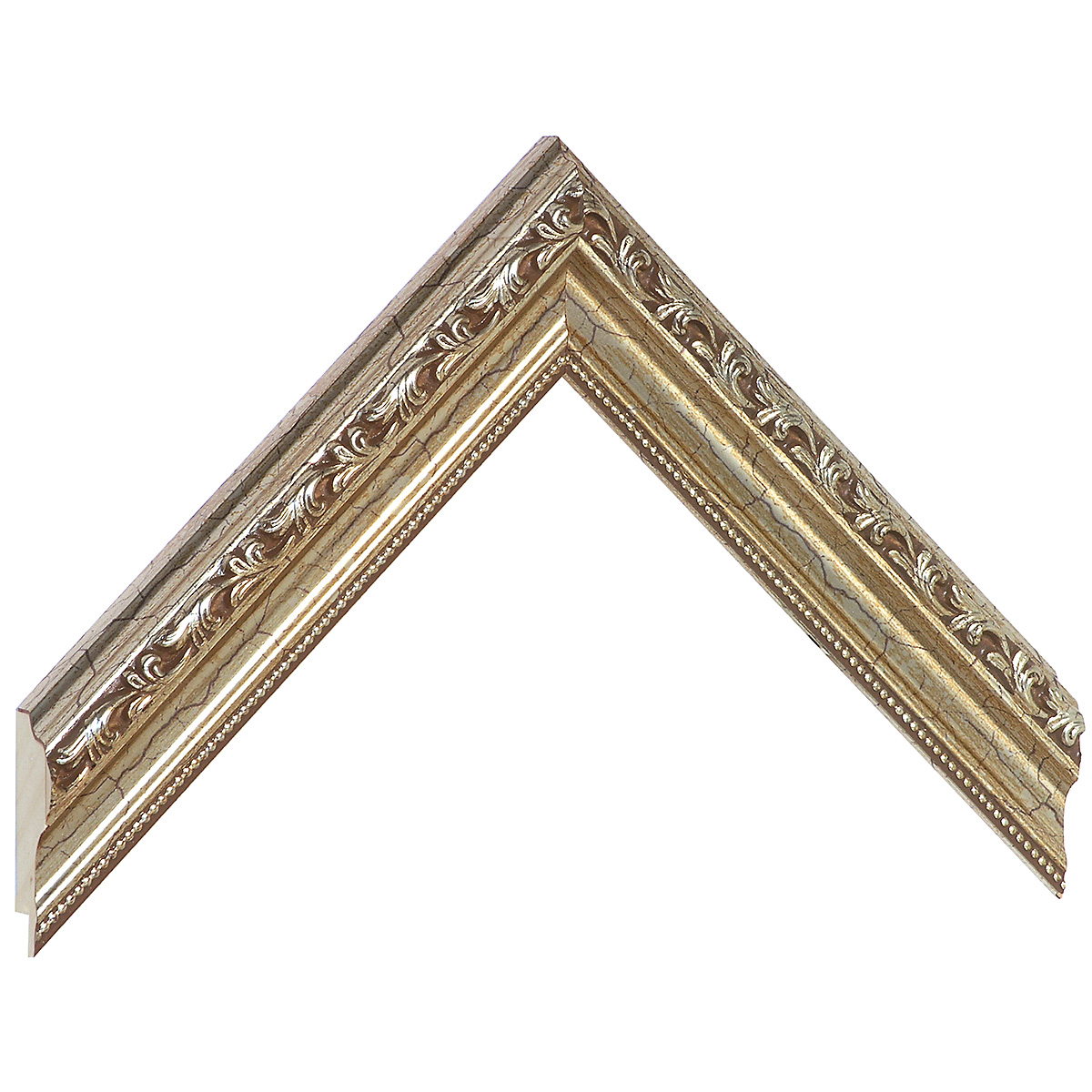 Baguette pin jointé larg.32mm - bronze, décorations en relief -  Échantillons