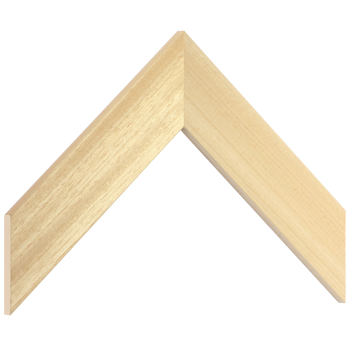 Baguette brute en tilleul, largeur 40mm, hauteur 10mm - sans feuillure -  Échantillons