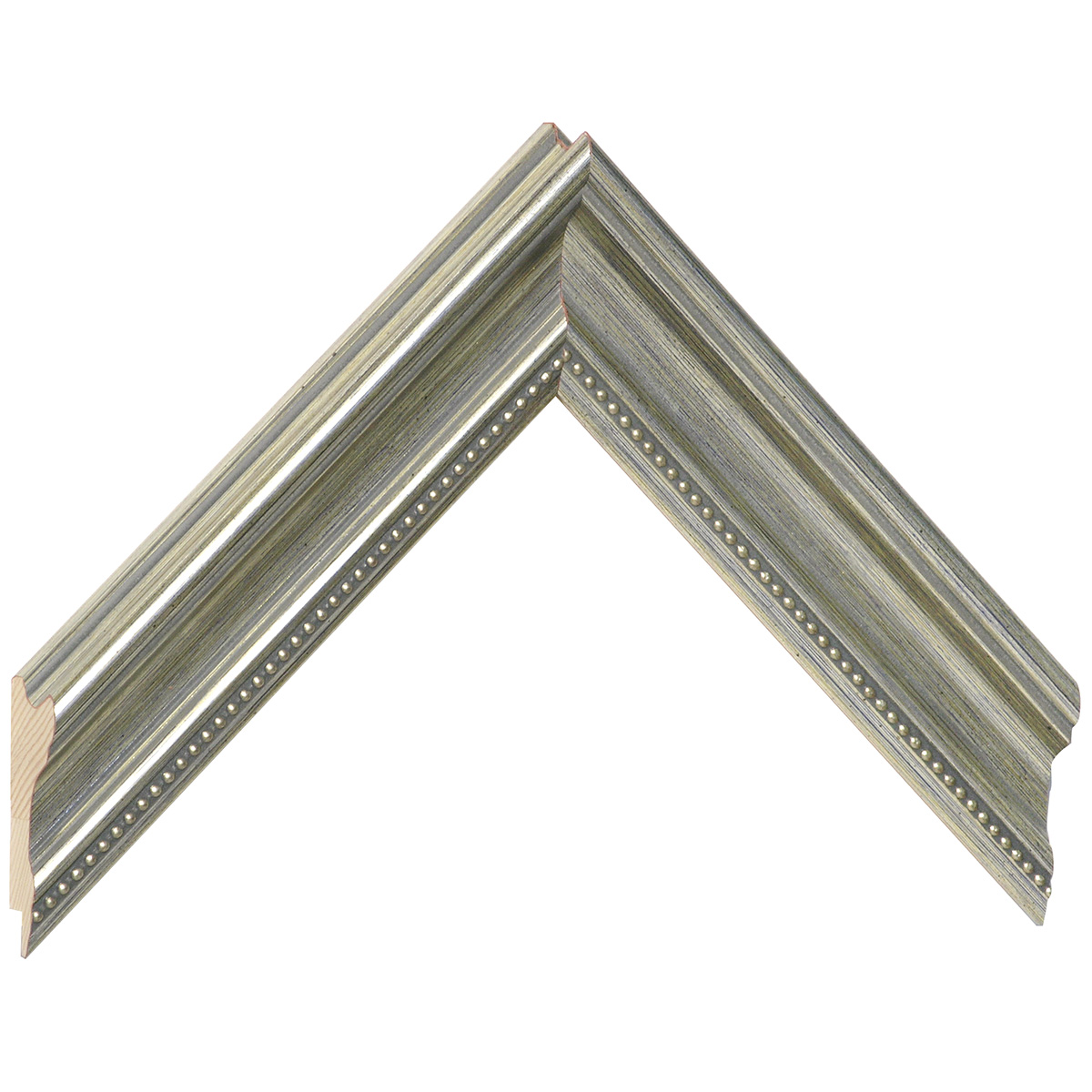 Baguette pin jointé, largeur 38mm, hauteur 26 - Argent -  Échantillons
