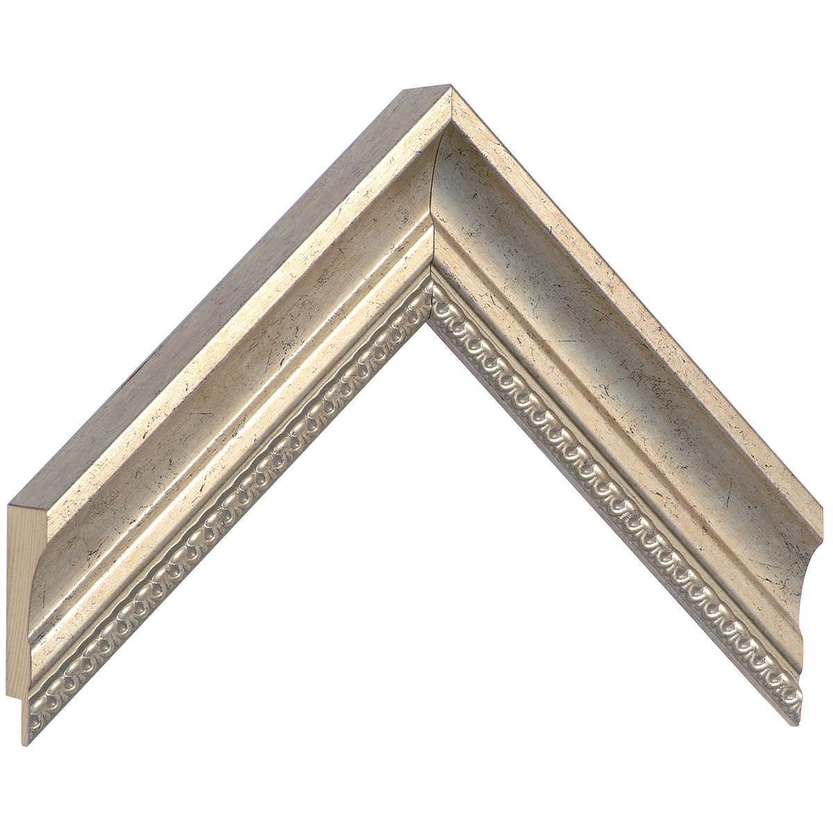 Baguette pin jointé - larg.42mm hauter 30 - argent -  Échantillons