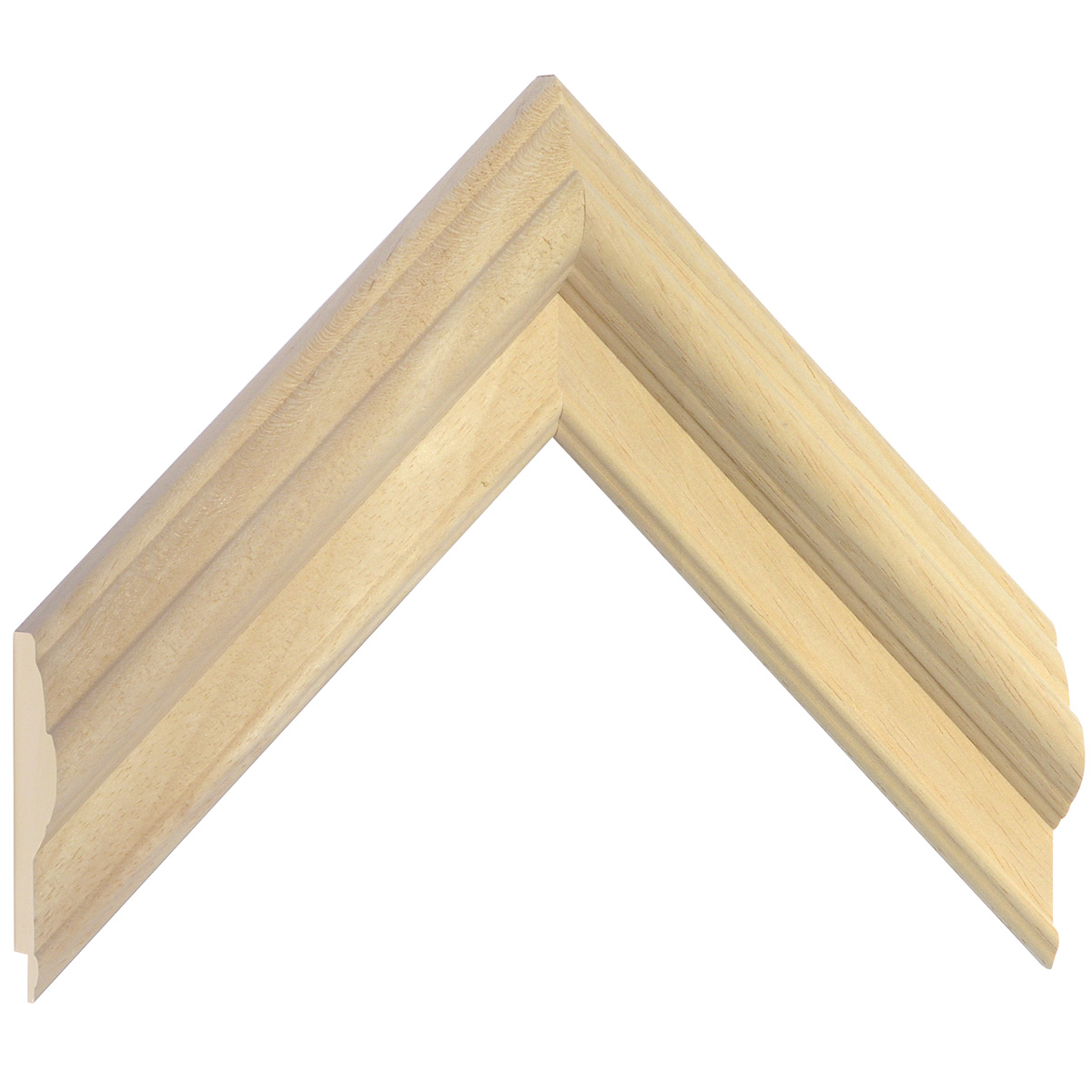 Baguette brute en tilleul, largeur 50mm, hauteur 25mm -  Échantillons