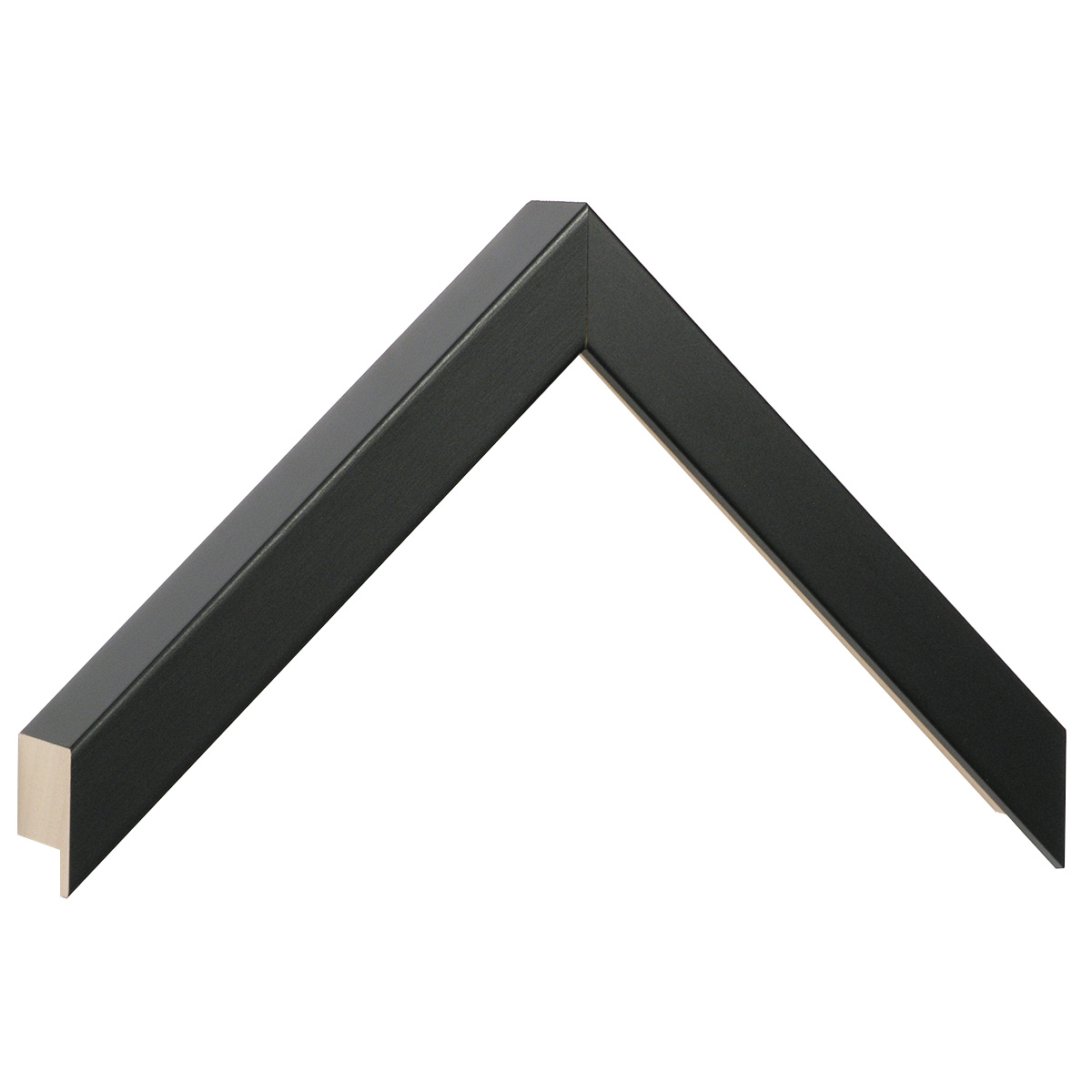 Baguette ayous, larg.20mm haut.32 - mat noir -  Échantillons