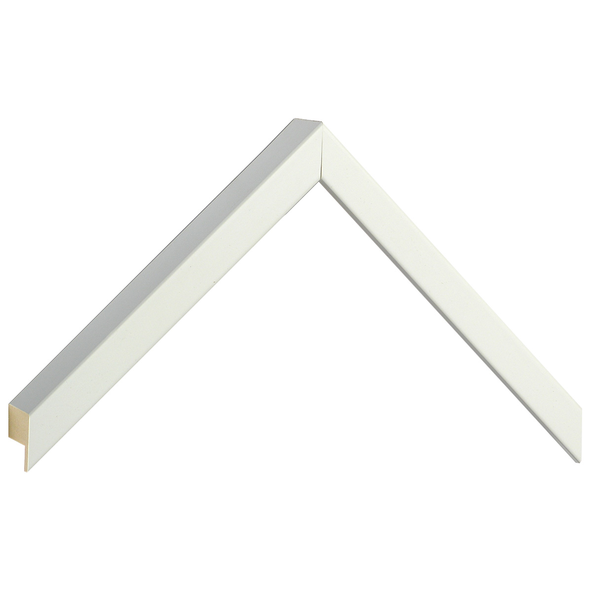 Baguette ayous, larg.15mm haut.32 - blanc opaque -  Échantillons