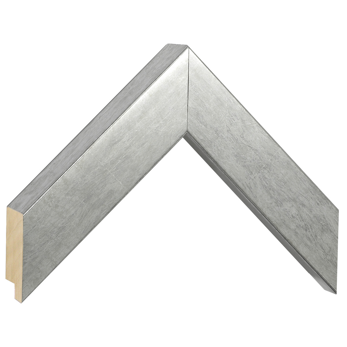 Baguette pin jointé larg.40mm, haut.45mm - argentée -  Échantillons