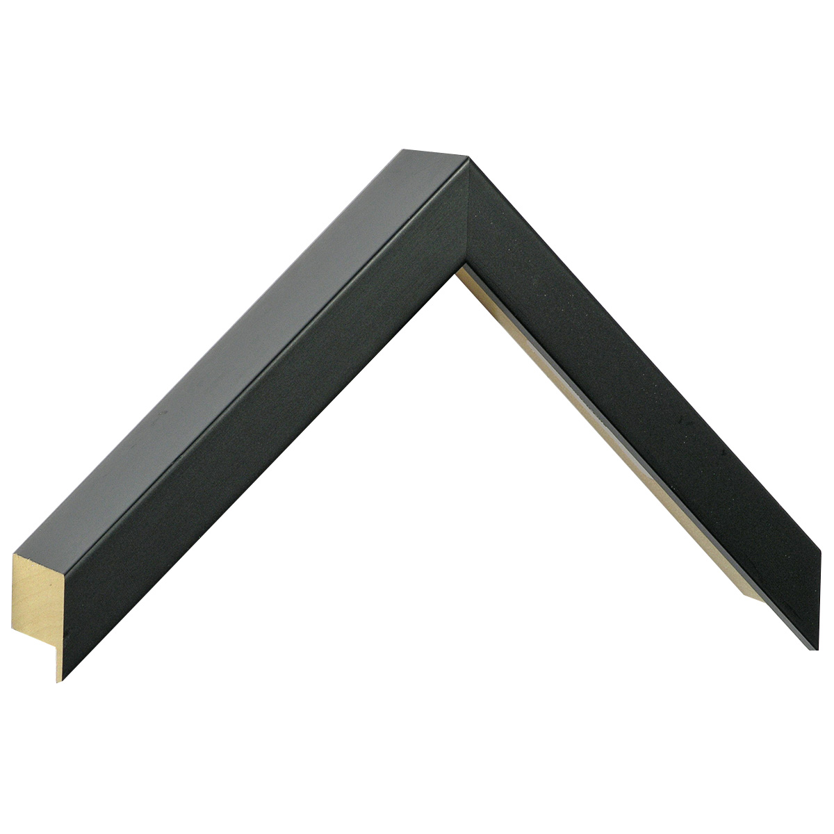 Baguette ayous, larg.20mm haut.45 - Noir opaque -  Échantillons