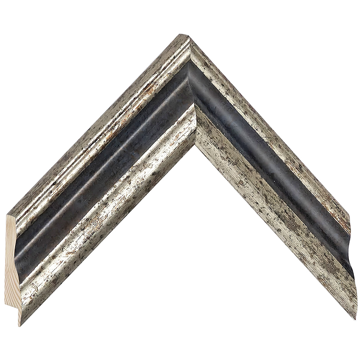 Baguette pin jointé - Largeur 45mm Hauteur 32 - Argent -  Échantillons